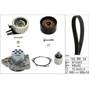 INA 530 0619 30 Wasserpumpe + Zahnriemensatz INA 530 0619 30 Wasserpumpe + Zahnriemensatz