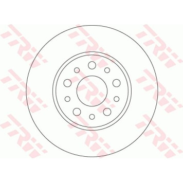 TRW DF6228 Bremsscheibe TRW DF6228 Bremsscheibe