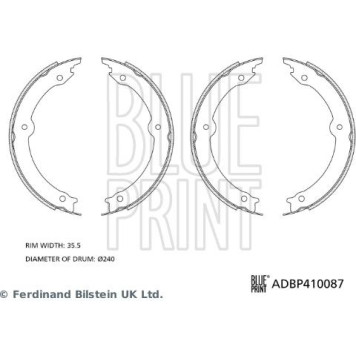 Blue Print ADBP410087 Bremsbackensatz, Feststellbremse Blue Print ADBP410087 Bremsbackensatz, Feststellbremse