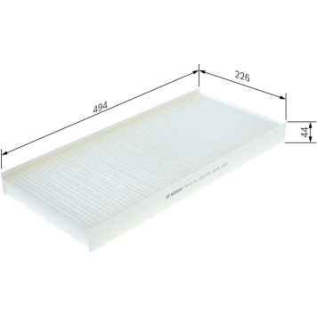 BOSCH 1 987 431 181 Innenraumfilter