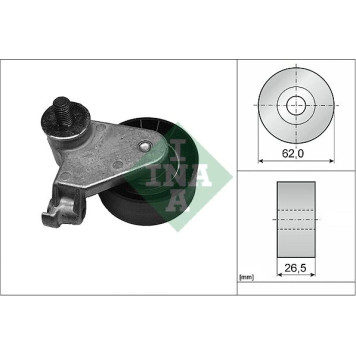 INA 531 0171 10 Spannrolle, Zahnriemen INA 531 0171 10 Spannrolle, Zahnriemen