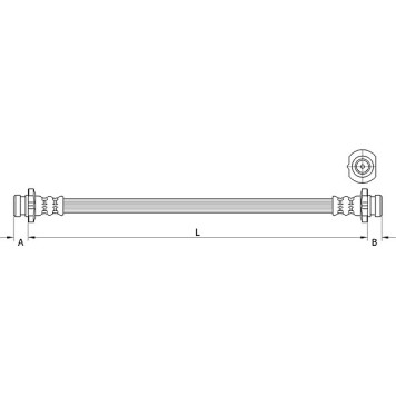Metzger 4111583 Bremsschlauch