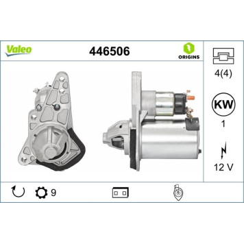 Valeo 446506 Starter ORIGINS - NEW O.E. TECHNOLOGIE Valeo 446506 Starter ORIGINS - NEW O.E. TECHNOLOGIE