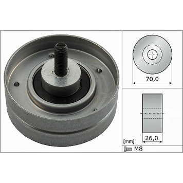 INA 532 0524 10 Umlenkrolle/Führungsrolle, Keilrippenriemen INA 532 0524 10 Umlenkrolle/Führungsrolle, Keilrippenriemen