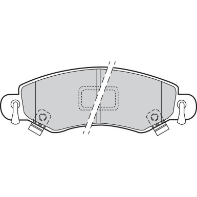 Valeo Bremsbelagsatz, Scheibenbremse ESSENTIAL 301453