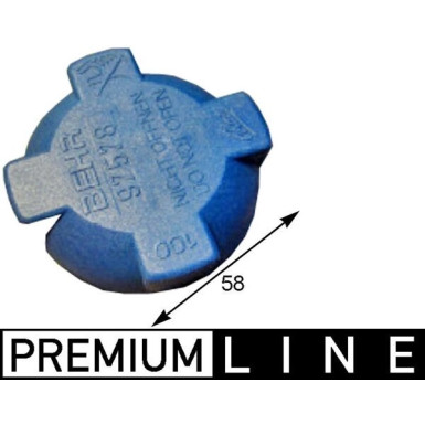 CRB 84 000P Verschlussdeckel, Kühlmittelbehälter BEHR *** PREMIUM LINE ***