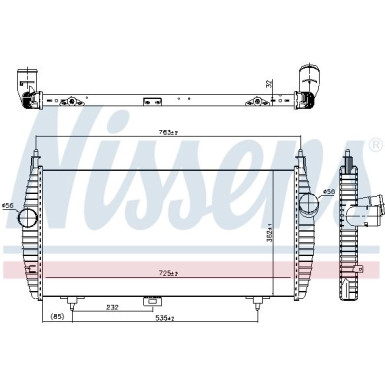 96617 Ladeluftkühler ** FIRST FIT **
