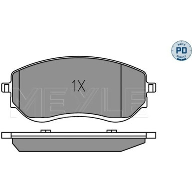 Meyle Bremsbelagsatz, Scheibenbremse MEYLE-PD: Advanced performance and design 025 226 6021/PD