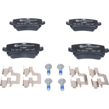 Bremsbelagsatz, Scheibenbremse ATE Ceramic 13.0470-2880.2