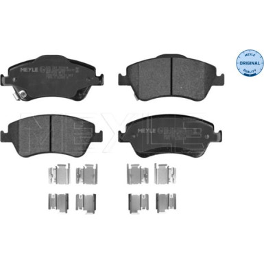 025 241 2219/W Bremsbelagsatz, Scheibenbremse MEYLE-ORIGINAL: True to OE.