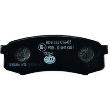 Hella | Bremsbelagsatz, Scheibenbremse | 8DB 355 016-831