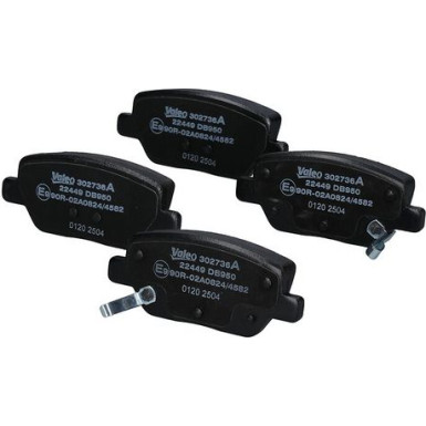 Valeo | Bremsbelagsatz, Scheibenbremse | 302736A Valeo | Bremsbelagsatz, Scheibenbremse | 302736A