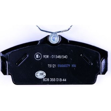 Hella | Bremsbelagsatz, Scheibenbremse | 8DB 355 018-441