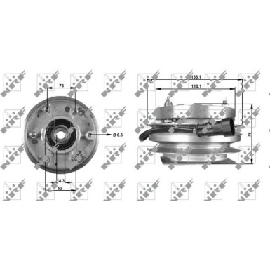 49703 Kupplung, Kühlerlüfter 49703 Kupplung, Kühlerlüfter