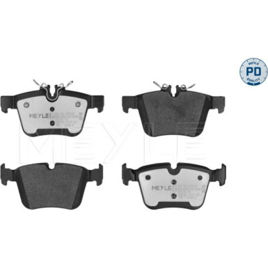 Meyle Bremsbelagsatz, Scheibenbremse MEYLE-PD: Advanced performance and design 025 253 5416/PD