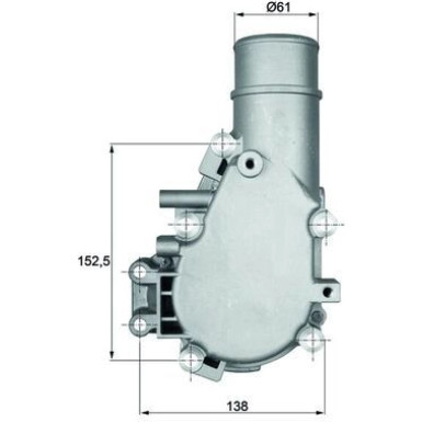 TI 136 84 Thermostat, Kühlmittel BEHR