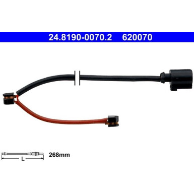 24.8190-0070.2 Warnkontakt, Bremsbelagverschleiß