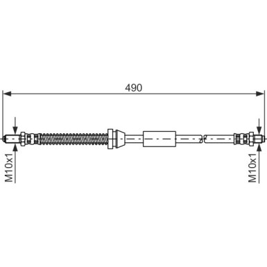 BOSCH | Bremsschlauch | 1 987 476 607