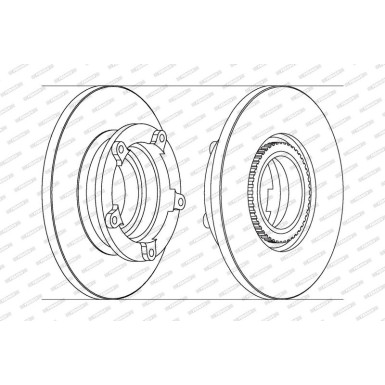 DDF1573-1 Bremsscheibe PREMIER
