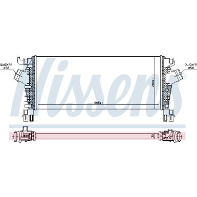 96463 Ladeluftkühler ** FIRST FIT **