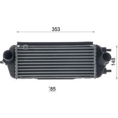 Mahle | Ladeluftkühler | CI 694 000S