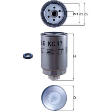 Knecht | Kraftstofffilter | KC 17D