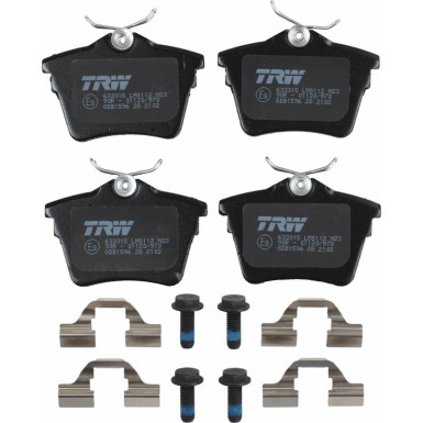 TRW Bremsbelagsatz, Scheibenbremse COTEC GDB1596