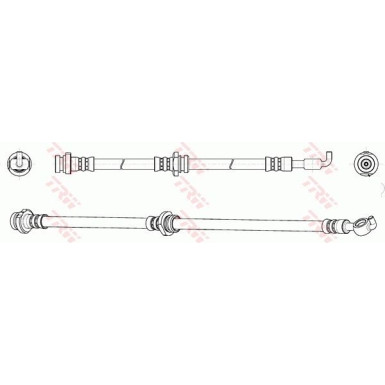 PHD163 Bremsschlauch