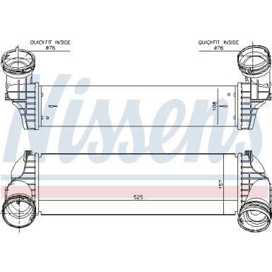 96364 Ladeluftkühler ** FIRST FIT **