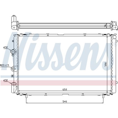 Nissens | Kühler, Motorkühlung | 63796