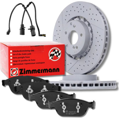 Zimmermann 100.3363.70 + ATE 25160.200.2 | Set für AUDI SQ5