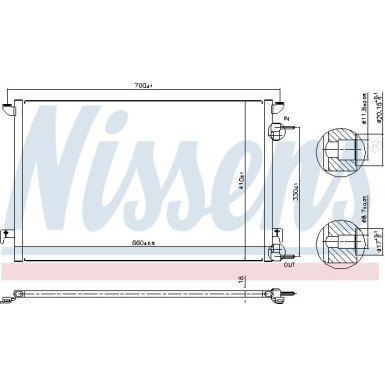 94852 Kondensator, Klimaanlage ** FIRST FIT **