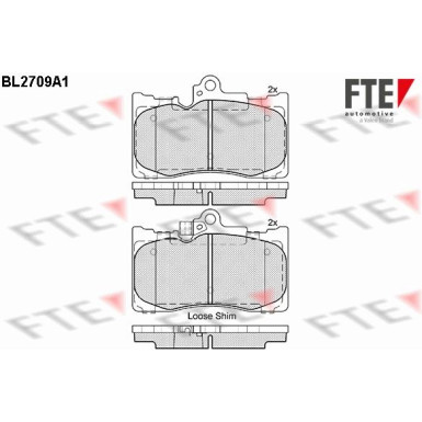 9010935 Bremsbelagsatz, Scheibenbremse