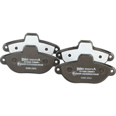 Valeo | Bremsbelagsatz, Scheibenbremse | 302474A