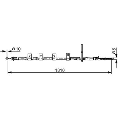 1 987 482 356 Seilzug, Feststellbremse