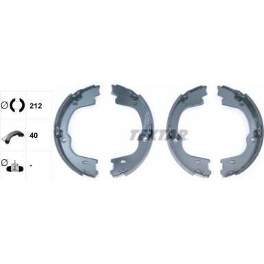 91076000 Bremsbackensatz, Feststellbremse