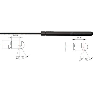 2110358 Gasfeder, Motorhaube