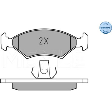 Meyle Bremsbelagsatz, Scheibenbremse MEYLE-ORIGINAL: True to OE 025 207 5318