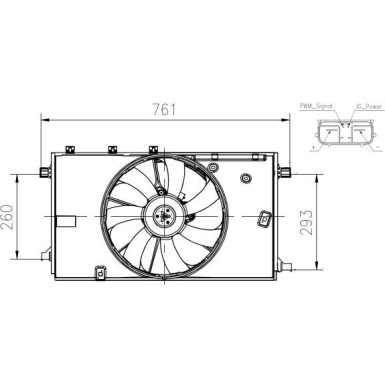 47933 Lüfter, Motorkühlung 47933 Lüfter, Motorkühlung