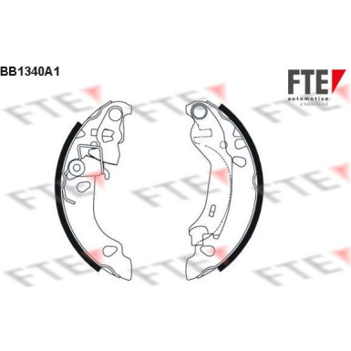 9100093 Bremsbackensatz