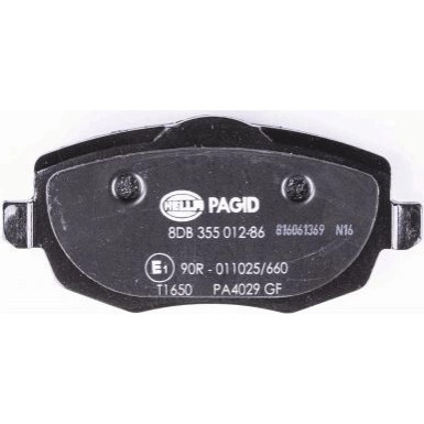 Hella Pagid | Bremsbelagsatz, Scheibenbremse | 8DB 355 012-861