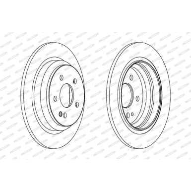 Ferodo | Bremsscheibe | DDF1234C