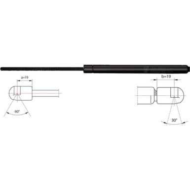 2110516 Gasfeder, Koffer-/Laderaum