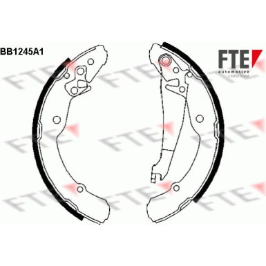 9100049 Bremsbackensatz