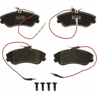 GDB1260 Bremsbelagsatz, Scheibenbremse COTEC