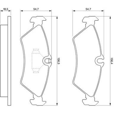 0 986 424 219 Bremsbelagsatz, Scheibenbremse