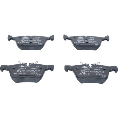 13.0470-7304.2 Bremsbelagsatz, Scheibenbremse ATE Ceramic