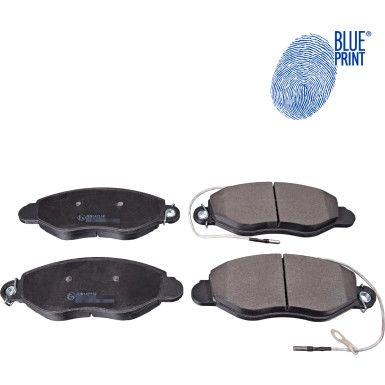 Blue Print | Bremsbelagsatz, Scheibenbremse | ADN142118