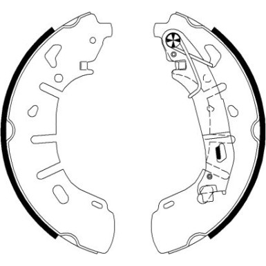 91079300 Bremsbackensatz