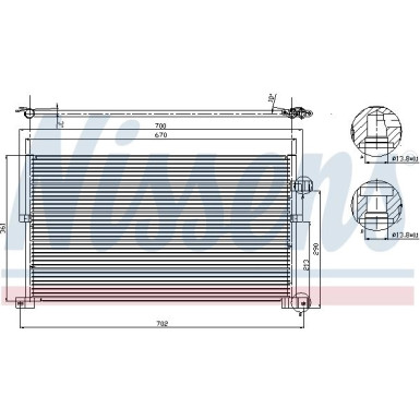 94586 Kondensator, Klimaanlage ** FIRST FIT **